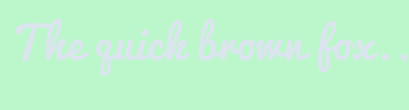Image with Font Color DBE5EE and Background Color BCF7CB
